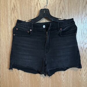 American Eagle Outfitters Black Denim Shorts